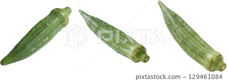 Realistic Okra 129461084