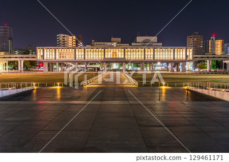 廣島縣：和平紀念公園的夜景 129461171