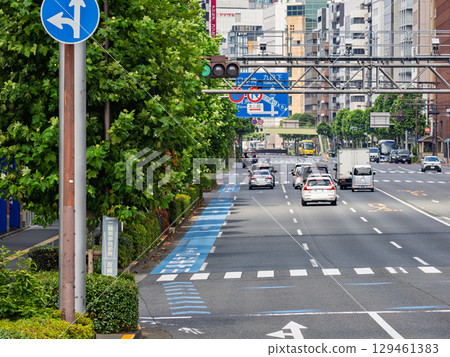 道路左側設置“普通自行車道” 道路左側設置“普通自行車道” 129461383