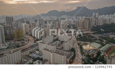 Aug 7 2025 Colorful Housing View of Ping Shek Estate 129462745