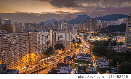 Aug 7 2025 Colorful Housing View of Ping Shek Estate 129462756