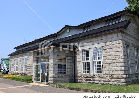 JR富良野線美瑛站，其外牆採用美瑛軟石 129463196