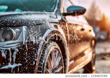 Automobile maintenance scene 129463580