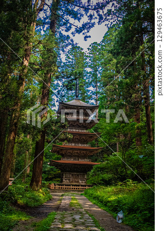 Haguroyama Five-story Pagoda, Tsuruoka City, Yamagata Prefecture Haguroyama Five-story Pagoda, Tsuruoka City, Yamagata Prefecture 129463675
