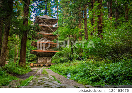 Haguroyama Five-story Pagoda, Tsuruoka City, Yamagata Prefecture Haguroyama Five-story Pagoda, Tsuruoka City, Yamagata Prefecture 129463676