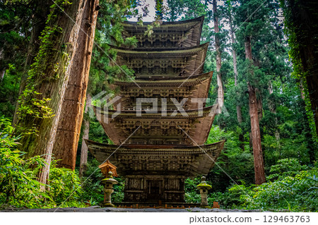 Haguroyama Five-story Pagoda, Tsuruoka City, Yamagata Prefecture Haguroyama Five-story Pagoda, Tsuruoka City, Yamagata Prefecture 129463763
