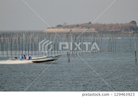 Omuta City Ariake Sea Nori field, 129463923