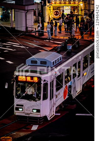 Hokkaido Sapporo City Susukino Tram 129464242