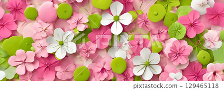 櫻花背景素材 129465118