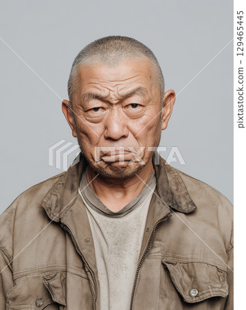 面目猙獰的男人 129465445