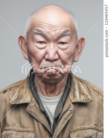 面目猙獰的男人 129465457