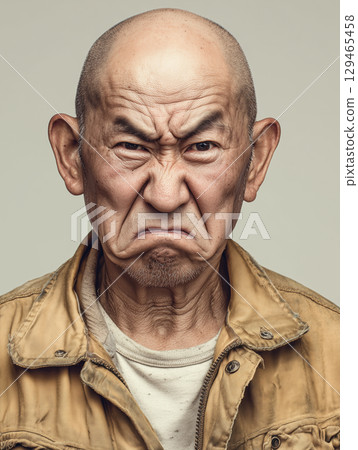 面目猙獰的男人 129465458