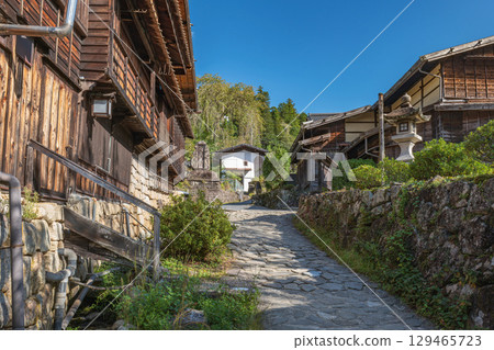 中山道妻籠宿的風景 中山道妻籠宿的風景 129465723
