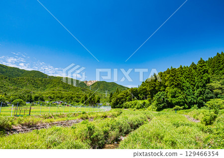 滋賀縣高島市牧野町的田園風光 滋賀縣高島市牧野町的田園風光 129466354