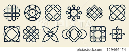 Traditional celtic designs and irish knot motifs Traditional celtic designs and irish knot motifs 129466454