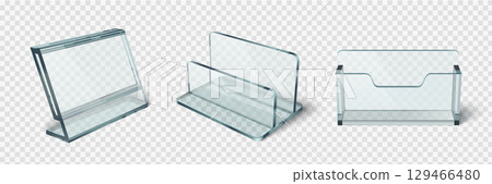 Clear acrylic stand and card holder displays 129466480