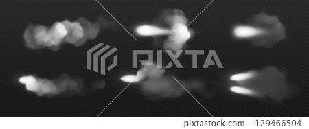 Fire gun blast effects with smoke 129466504