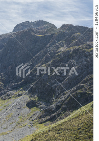 View from the Otira Valley Track in Arthur's Pass National Park, New Zealand View from the Otira Valley Track in Arthur's Pass National Park, New Zealand 129466918