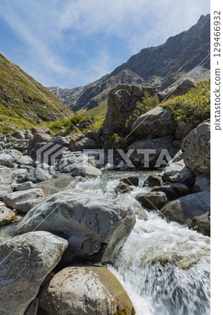 紐西蘭亞瑟隘口國家公園奧蒂拉谷步道沿線的奧蒂拉河 129466932