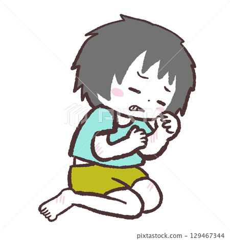 受虐待兒童的插圖 受虐待兒童的插圖 129467344