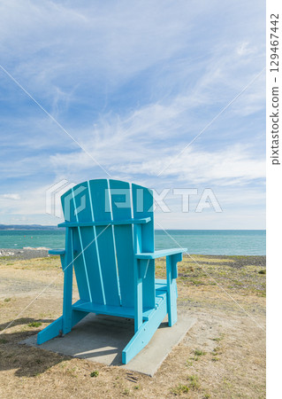 Ahuriri's Giant Chairs on the beach in Napier, Hawke's Bay, New Zealand 129467442