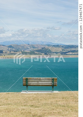 View of the cityscape from Bluff Hill Lookout in Napier, Hawke's Bay, New Zealand View of the cityscape from Bluff Hill Lookout in Napier, Hawke's Bay, New Zealand 129467471