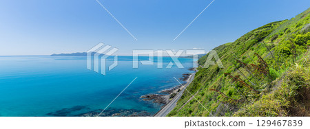 從紐西蘭帕卡卡里基懸崖步道俯瞰卡皮蒂島 129467839