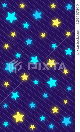 夜空與五顏六色的星星背景 夜空與五顏六色的星星背景 129467869