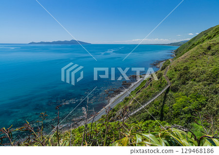 橫跨紐西蘭帕卡卡里基懸崖步道和卡皮蒂島的吊橋 129468186