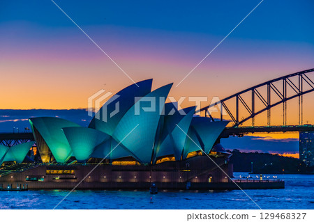Opera House and Harbor Bridge Opera House and Harbor Bridge 129468327