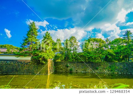 Ishigaki of Edo castle 129468354