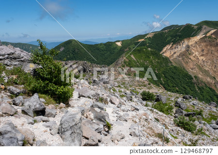 栃木縣那須山登山道的風景 栃木縣那須山登山道的風景 129468797