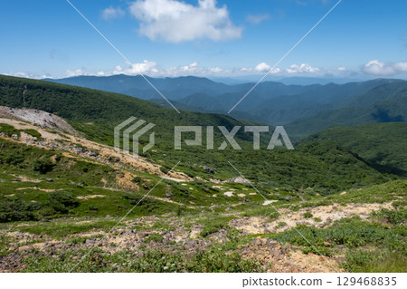 Scenery from the hiking trail on Mount Nasu in Tochigi Prefecture 129468835