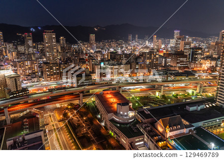 Hyogo Prefecture: Kobe Bay Area and City Night View 129469789