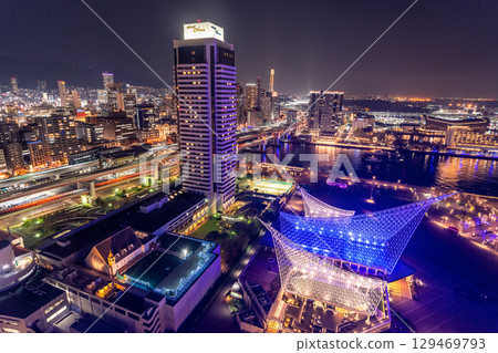 Hyogo Prefecture: Kobe Bay Area and City Night View Hyogo Prefecture: Kobe Bay Area and City Night View 129469793