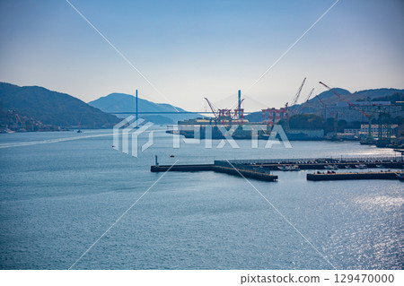 Nagasaki Harbor on a sunny day Nagasaki Harbor on a sunny day 129470000