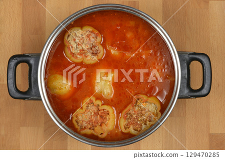 Stuffed peppers 129470285