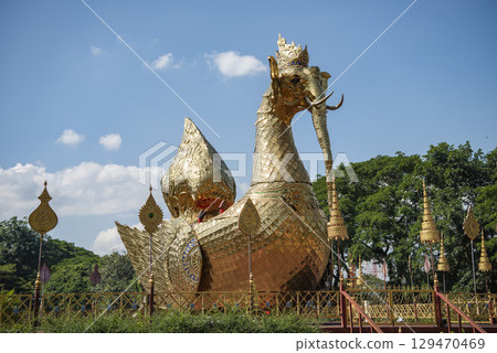 THAILAND PHRAE WAT PHRA THAT SUTHON MONGKHON KHIRI 129470469