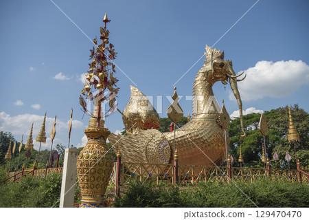 THAILAND PHRAE WAT PHRA THAT SUTHON MONGKHON KHIRI 129470470
