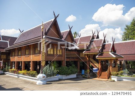 THAILAND PHRAE WAT PHRA THAT SUTHON MONGKHON KHIRI 129470491