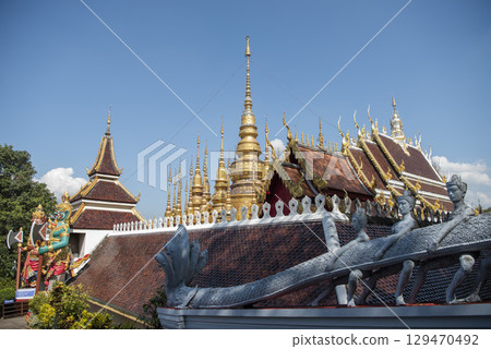 THAILAND PHRAE WAT PHRA THAT SUTHON MONGKHON KHIRI 129470492
