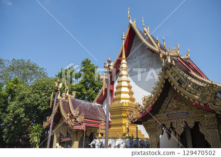 THAILAND PHRAE WAT PHRA THAT SUTHON MONGKHON KHIRI THAILAND PHRAE WAT PHRA THAT SUTHON MONGKHON KHIRI 129470502
