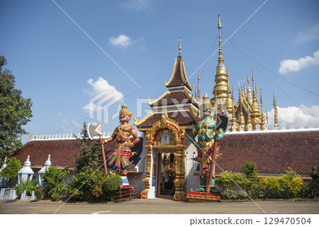 THAILAND PHRAE WAT PHRA THAT SUTHON MONGKHON KHIRI 129470504