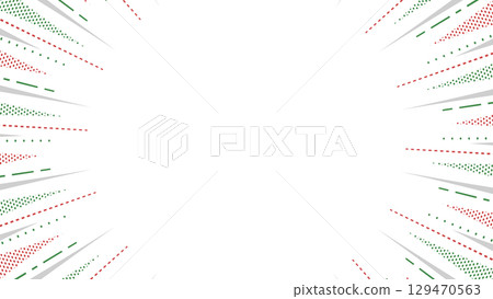 Patterned focus lines, background frames, pop designs, Christmas colors Patterned focus lines, background frames, pop designs, Christmas colors 129470563