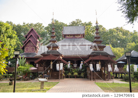THAILAND PHRAE WAT CHOM SAWAN 129470691