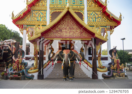 THAILAND PHRAE WAT SAWAN NIWET 129470705