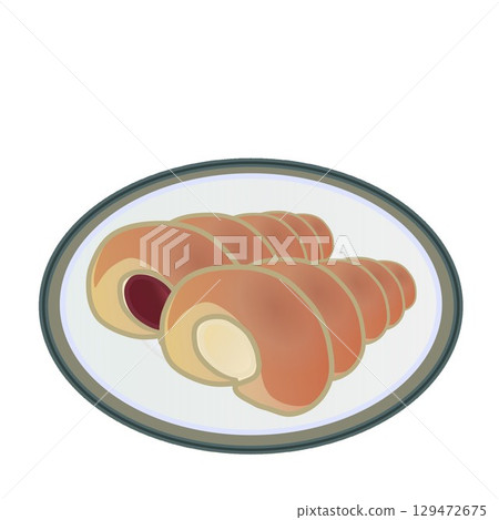 Illustration of a cornet Illustration of a cornet 129472675