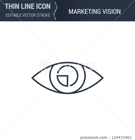 Marketing Vision Icon Marketing Vision Icon 129472961