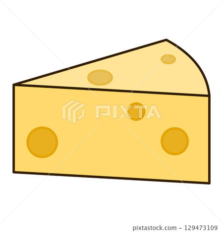 埃曼塔爾起司簡單插圖 129473109