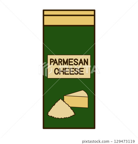Illustration of Parmesan cheese 129473119